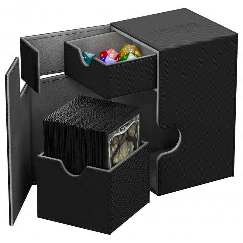 Ultimate Guard Flip´n´Tray Deck Case 100+ Standardgröße XenoSkin Schwarz
