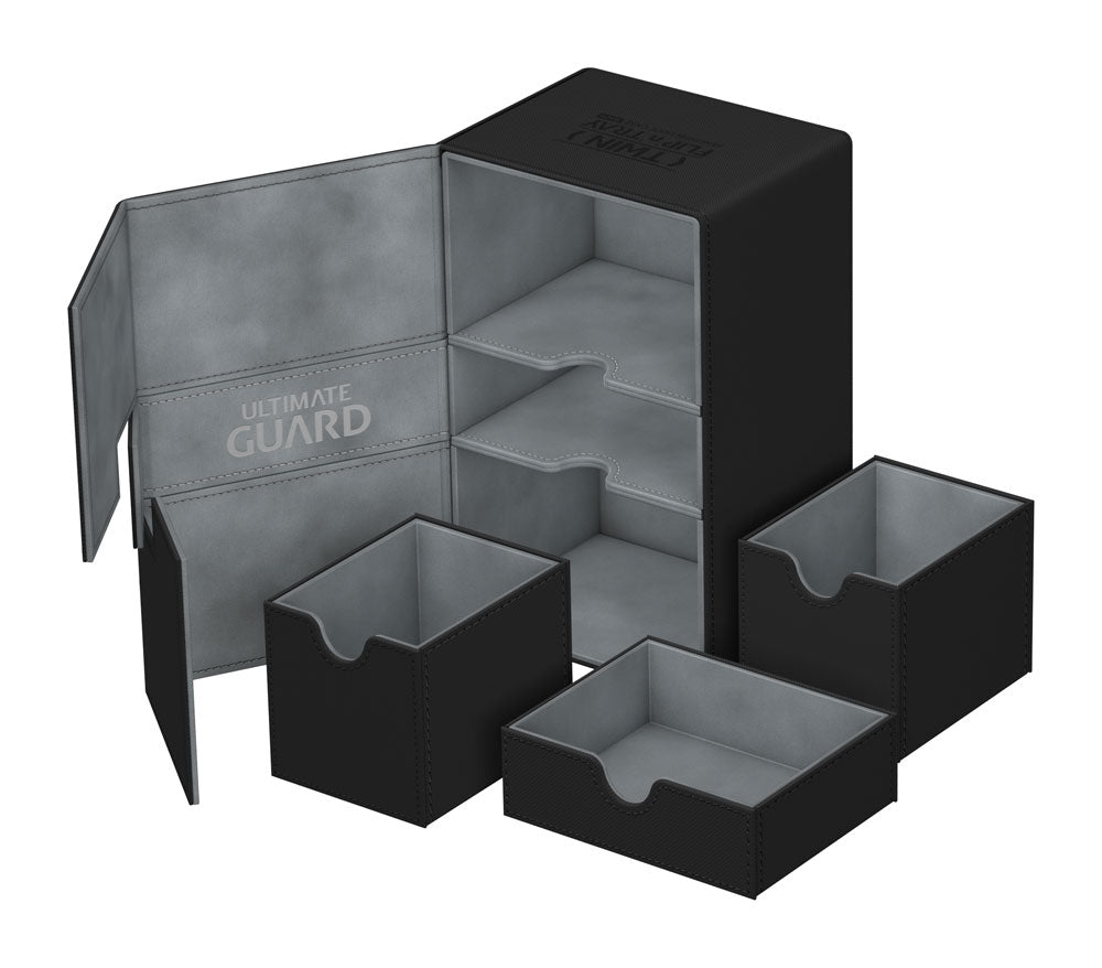 Ultimate Guard Twin Flip'n'Tray 160+ XenoSkin Schwarz
