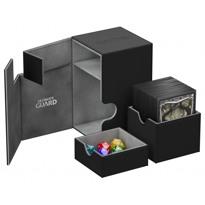 Ultimate Guard Flip´n´Tray Deck Case 100+ Standardgröße XenoSkin Schwarz