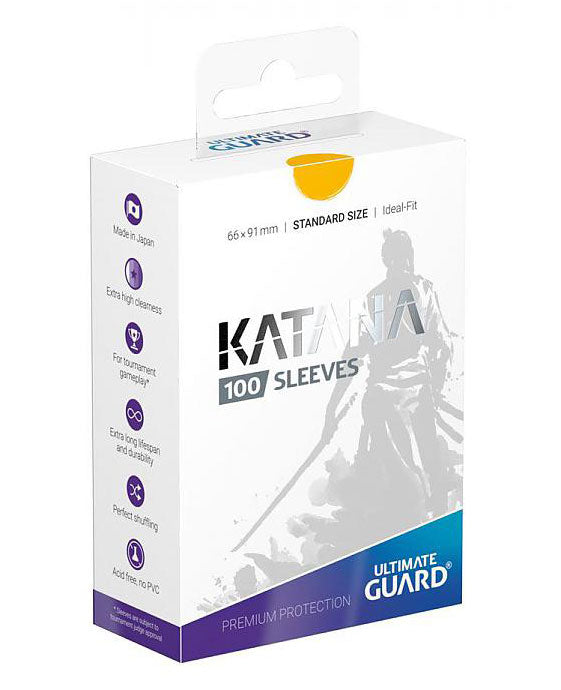 Ultimate Guard Katana Sleeves Standardgröße Gelb (100)