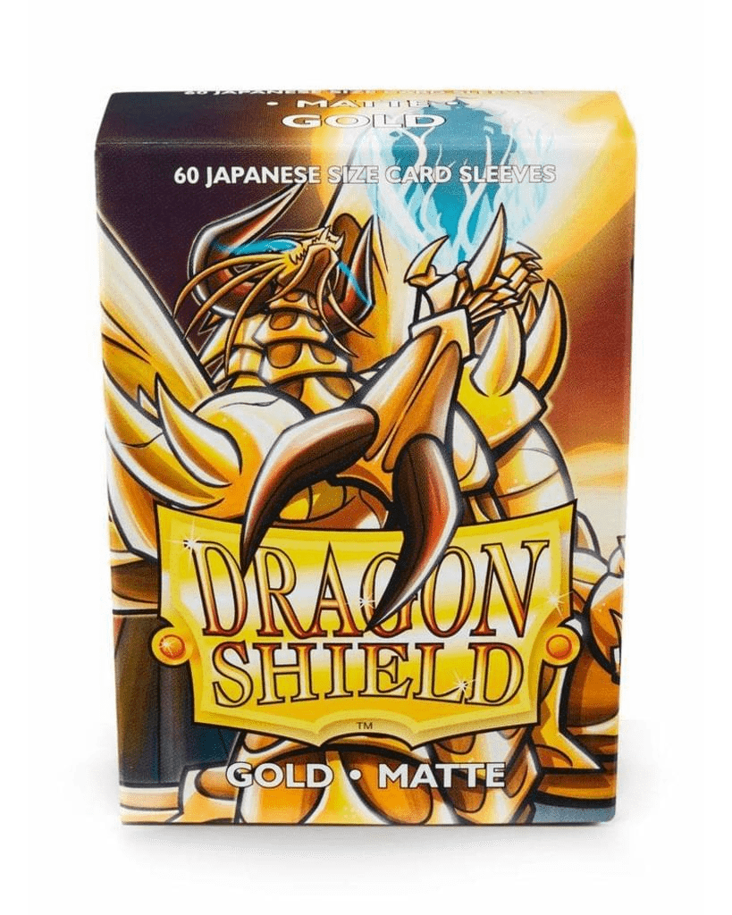 Dragon Shield Small Sleeves - Matte Gold (60 Sleeves)