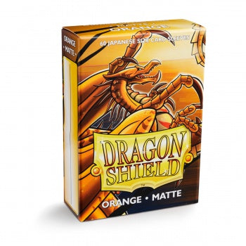 Dragon Shield Small Sleeves - Orange Matte (60 Sleeves)