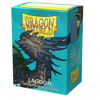 Dragon Shield Standard Size Dual Matte Sleeves - Lagoon (100 Sleeves)