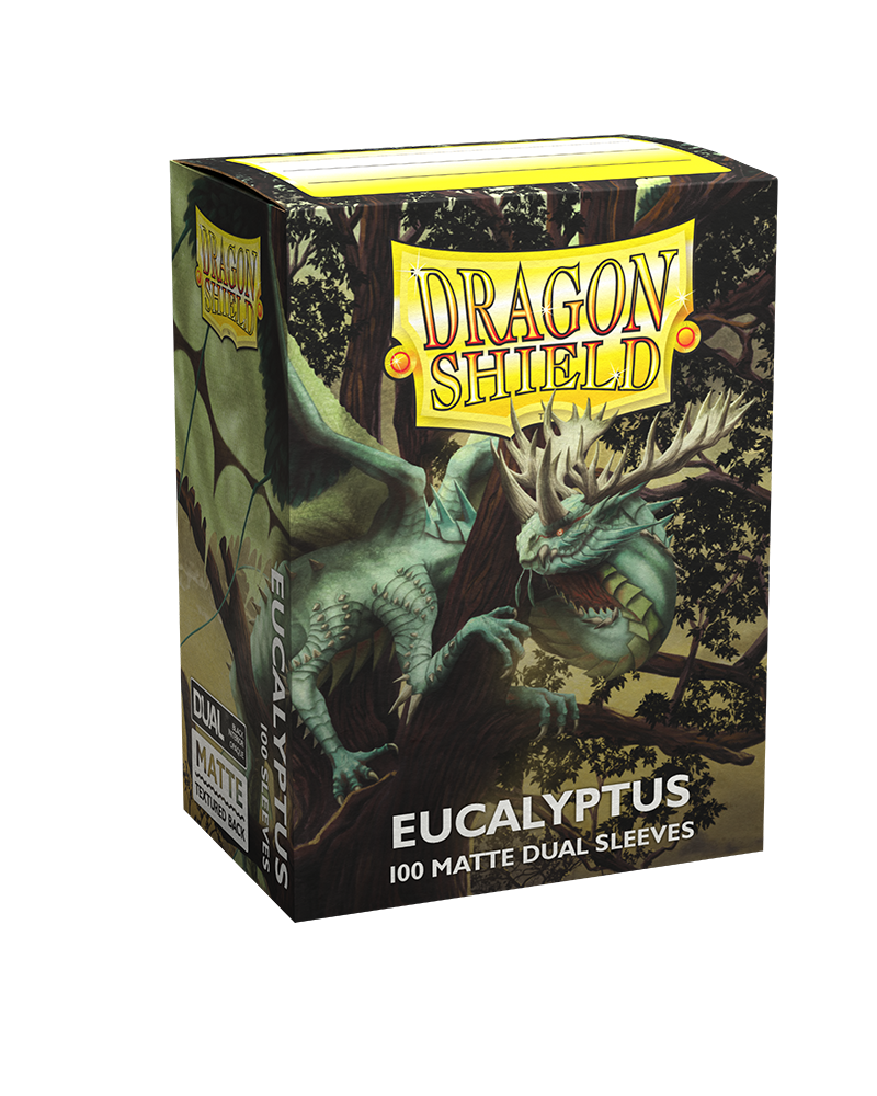 Dragon Shield Standard Size Dual Matte Sleeves - Eucalyptus (100 Sleeves)