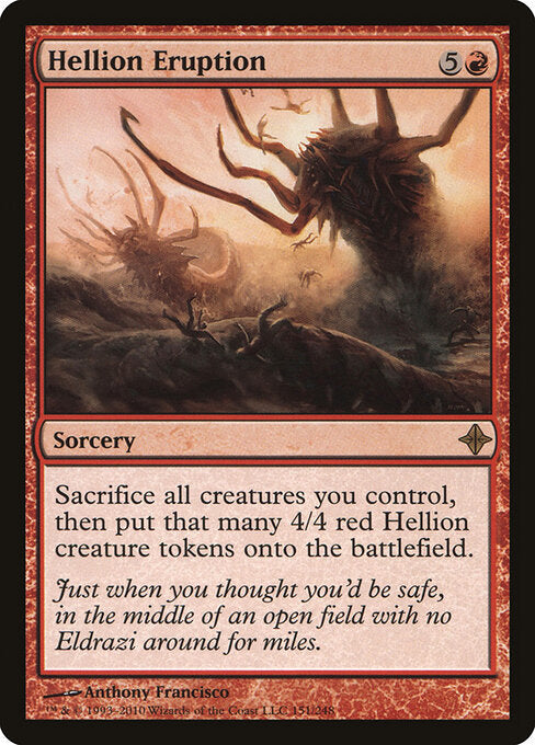 Hellion Eruption ROE-151 Rare Excellent Englisch Foil