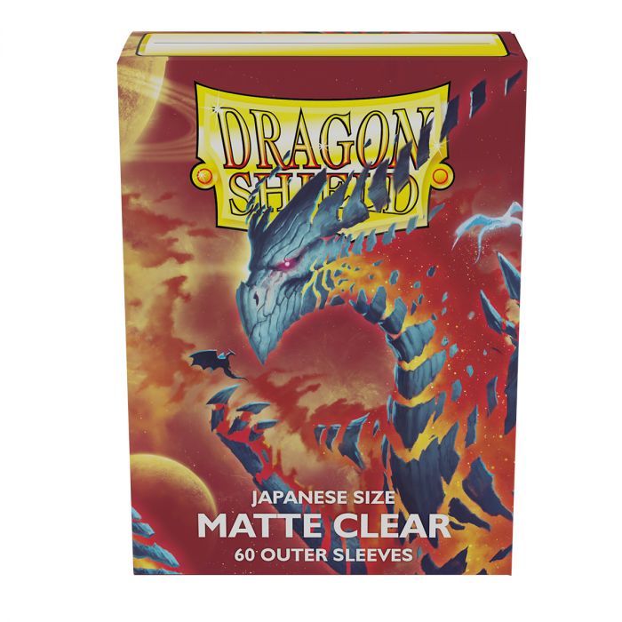 Dragon Shield Small - Matte Clear Outer Sleeves (60 Sleeves)