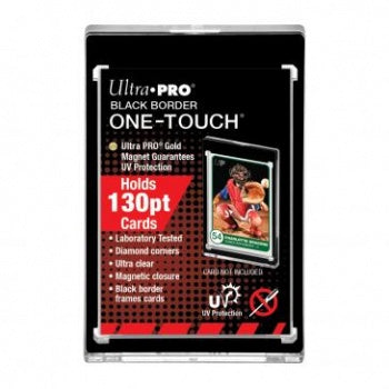 Ultra Pro - 130PT Black Border UV One-Touch Magnetic Holder
