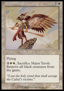 Major Teroh TOR-8 Rare Played Deutsch Foil
