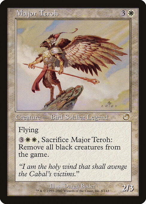 Major Teroh TOR-8 Rare Light Played Englisch