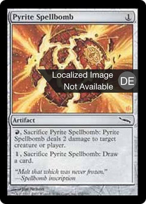 Schwefelkies-Spruchbombe MRD-232 Common Light Played Deutsch Foil