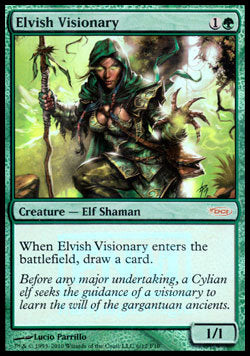 Elfischer Visionär FNM- Rare Good Englisch Foil