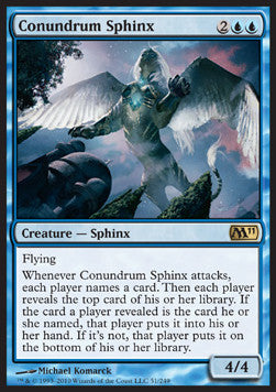 Scherzfragen-Sphinx M11-51 Rare Good Englisch