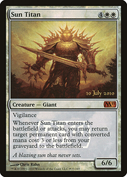 Sonnen-Titan GDC- Mythic Good Deutsch Foil
