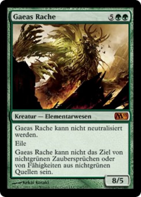 Gaeas Rache M11-174 Mythic Light Played Deutsch