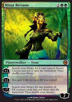 Nissa Revane DPP-Duels 2010 Mythic Excellent Englisch Foil