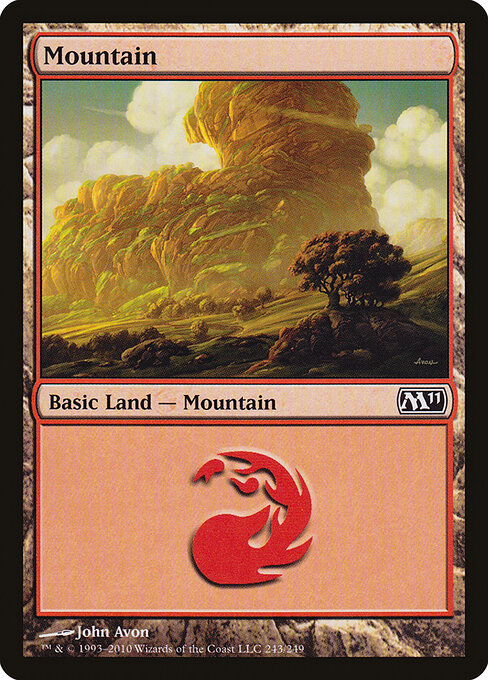 Mountain M11-243 Land Light Played Englisch Foil