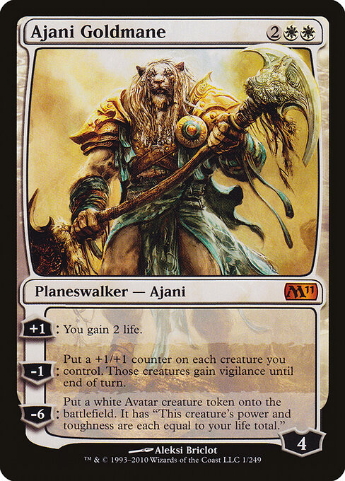 Ajani Goldmähne M11-1 Mythic Excellent Englisch
