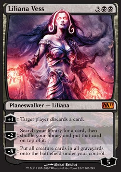 Liliana Vess M11-102 Mythic Light Played Japanisch