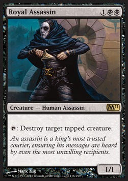 Royal Assassin M11-116 Rare Light Played Spanisch