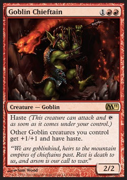 Goblin-Häuptling M11-141 Rare Excellent Englisch