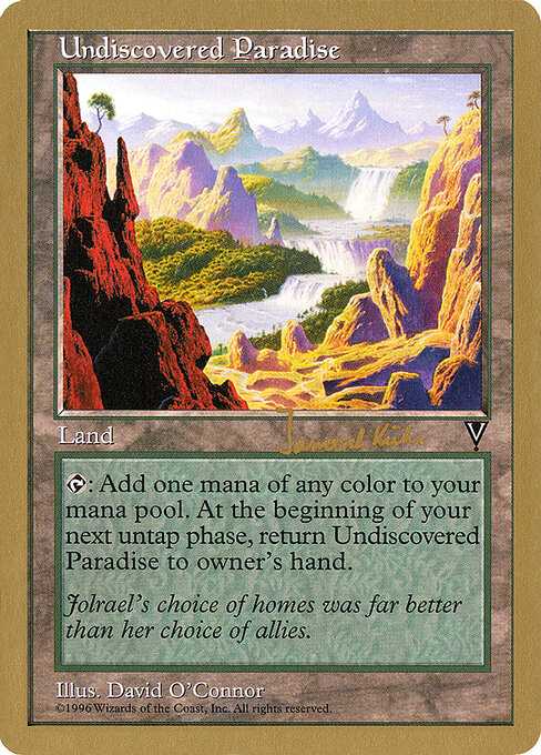 Undiscovered Paradise WCD10- Special Near Mint Englisch