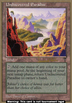 Undiscovered Paradise WCD10- Special Near Mint Englisch