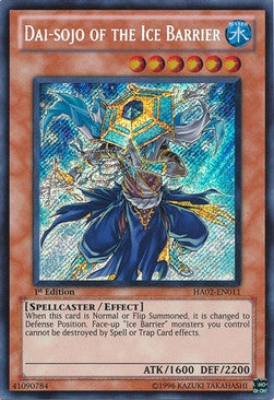 Dai-Sojo der Eisbarriere HA02-DE011 Secret Rare Light Played Deutsch 1. Auflage