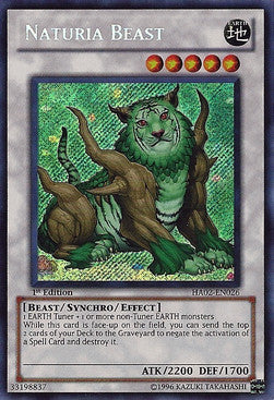 Naturia-Ungeheuer HA02-026 Secret Rare Excellent Deutsch 1. Auflage