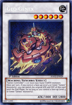 Geo-Genex HA02-029 Secret Rare Good Deutsch 1. Auflage