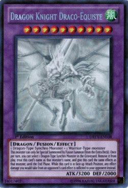 Draco-Equitaner, Drachenritter (V.6) DREV-038 Ghost Rare Light Played Deutsch