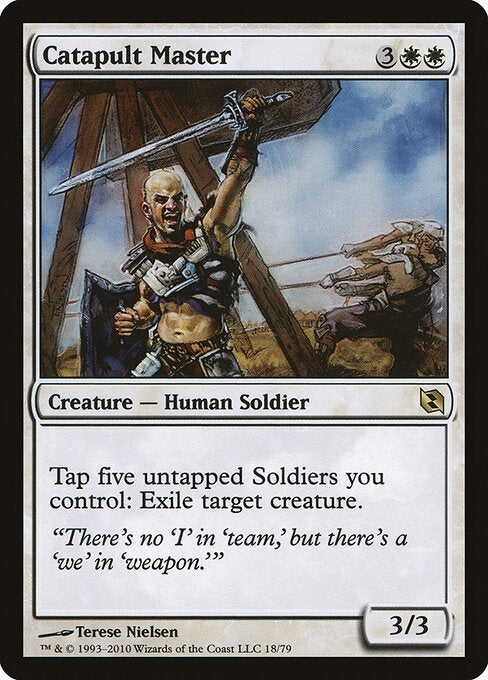 Catapult Master DDF-18 Rare Good Englisch