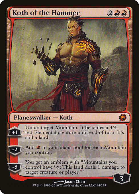 Koth vom Hammerclan SOM-94 Mythic Excellent Englisch