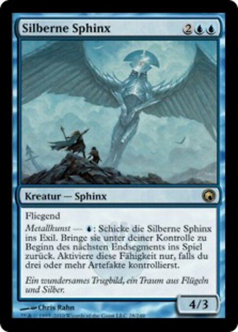 Silberne Sphinx SOM-28 Rare Excellent Deutsch