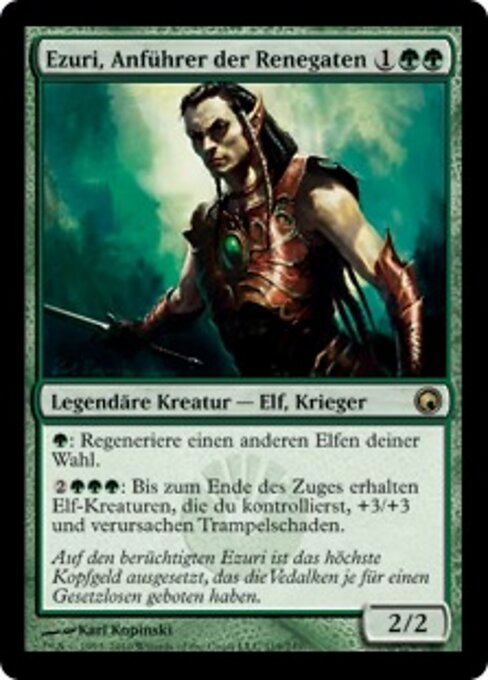 Ezuri, Anführer der Renegaten SOM-119 Rare Excellent Deutsch