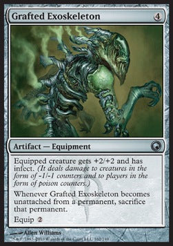 Aufgepfropftes Exoskelett SOM-162 Uncommon Excellent Deutsch Foil