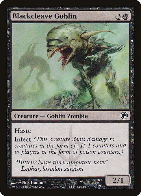 Schwarzspalten-Goblin SOM-54 Common Good Englisch
