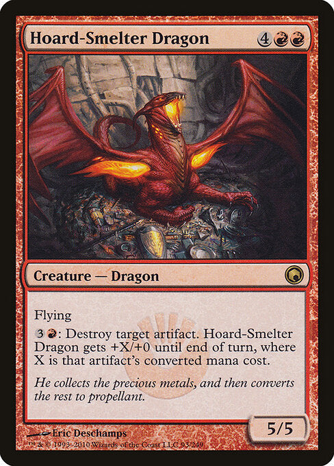 Hortschmelzender Drache SOM-93 Rare Light Played Englisch