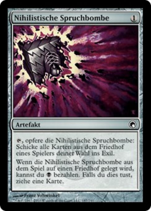Nihilistische Spruchbombe SOM-187 Common Good Deutsch