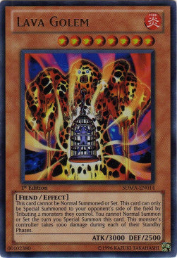 Lava-Golem SDMA-014 Ultra Rare Good Deutsch