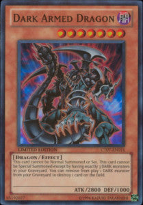 Finsterer bewaffneter Drache CT07-016 Super Rare Light Played Deutsch
