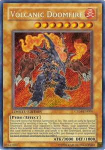 Vulkanisches Verdammnisfeuer CT04-DE004 Secret Rare Good Deutsch