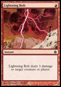 Lightning Bolt PD2-17 Common Light Played Englisch Foil
