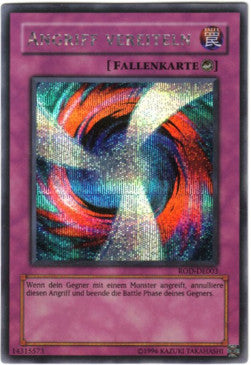 Angriff annullieren ROD-003 Secret Rare Excellent Deutsch