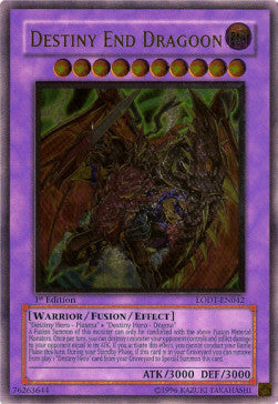 Schicksalsenddrache (V.2) LODT-042 Ultimate Rare Excellent Deutsch