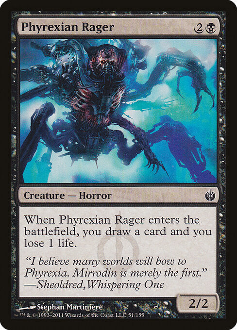 Phyrexian Rager MBS-51 Common Excellent Englisch Foil