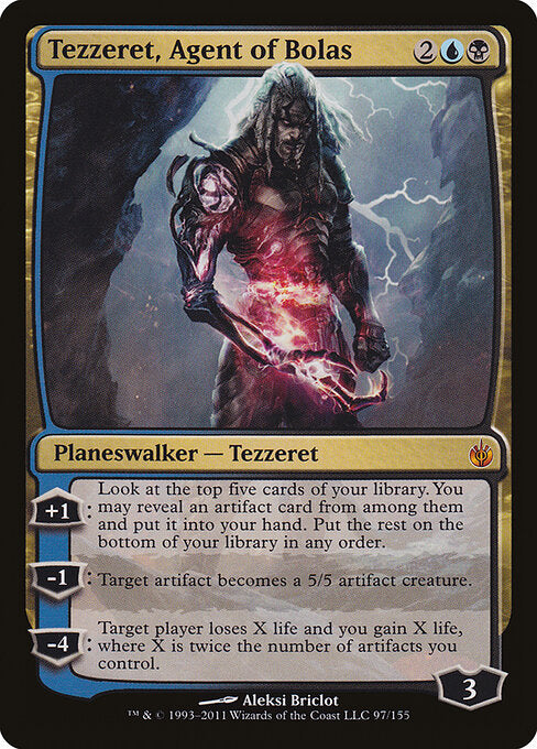 Tezzeret, Bolas' Agent MBS-97 Mythic Light Played Englisch