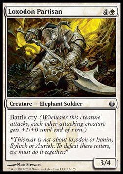 Loxodon-Partisane MBS-12 Common Excellent Englisch Foil