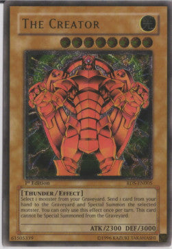Der Schöpfer (V.2) RDS-005 Ultimate Rare Light Played Deutsch 1. Auflage