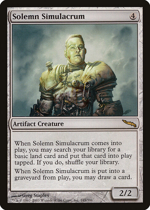 Solemn Simulacrum MRD-245 Rare Good Englisch