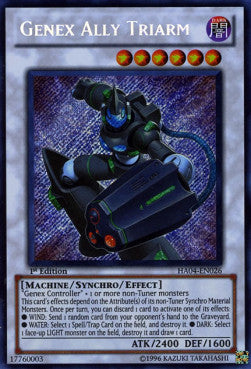 Genex-Verbündeter Dreiarm HA04-DE026 Secret Rare Excellent Deutsch